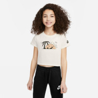 G NSW TEE SUN SWOOSH CROP