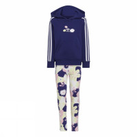 FLOWER PRINT HOODIE LEGGINGS SET